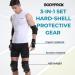BODYPROX Knee Pads Elbow Pads Wrist Guards Set for Inline Skating  Skateboarding  Roller Derby  BMX Ride  and Rollerblading. Small - Buy Online on GoSupps.com