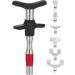 Portable Manual Chiropractor with 6 Massage Heads Durable & Comfortable Back Massager (Red) for Ultimate Relaxation - Buy Online on GoSupps.com