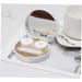 Buy Homsfou 2 STK Marble Contact Lens Container - Portable Travel Case & Solution Holder for Eye Care | International Shipping Available - Buy Online on GoSupps.com
