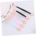 VINTORKY 50 Pcs Dual Sided Eyeshadow Brush Eye Shadow Sponge Applicator Double Sided Makeup Brush Black Size 1 Black - Buy Online on GoSupps.com