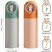 Jadin Toothbrush Set for Kids - 2-Piece Portable Cartoon Travel Case Orange & Green - Ideal for School Hiking & Camping - Buy Online on GoSupps.com
