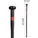WoodeWalking Sticks Cane Elderly Solid Wood Crutches Round Handle 5 Kinds of Materials 91 Cm Long CaBe Truncated OTheir OwMobility Aid for E Run forward - Buy Online on GoSupps.com