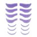 Lckiioy 7 Pairs Eyelash Lifting Extension Kit Silicone Pad Eye Lash Perm Pads 3D Lashes Curler Applicator Tools High Quality Purple