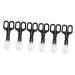 BESPORTBLE 6 Pcs Reptile Feeding Clip Chameleon Habitat Kit Cricke Capturer Gecko Cage Cleaner Reptiles Mx2pcs Blackx2pcs