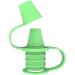 Leak-Proof Silicone Bottle Adapter - Interlocimet Discharge-Proof Water Bottle Cap | Safe & Odorless | Cream Green - Buy Online on GoSupps.com