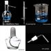 Premium 100ml Home Distillation Device Set for Pure Hydrosol & Essential Oil Extraction - Ideal for Chemical Experiments | International Shipping Available - Buy Online on GoSupps.com