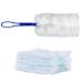 30Pcs Duster Refills with 1 Short Handle Hand Dusters for Cleaning Disposable Cobweb Duster Heads Static Dust Removal Dusting Tools Hand Dusters for Cleaning Furniture Blinds Ceiling Fans