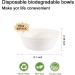 I00000 100% 16oz Compostable Small Paper Bowls 60 Pack - Eco-Friendly Microwavable Disposable Bowls | Compostable Bagasse Bowls for Salad & Dessert - Buy Online on GoSupps.com
