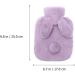 Healifty Purple Rabbit Plush Hot Water Bottle for Kids | Portable Hot Water Bag with Cover - Perfect for Comfort & Warmth - Buy Online on GoSupps.com