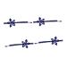 minkissy 2 Pairs Pearl Hair Clips Hair Pins Hair Jewelry Elegant Hairpin Womens Hair Clips Hair Barrettes for Women Fashion Hairpin Bridal Side Hair Clips Crystal Bobby Metal Bride Grip