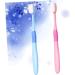 Soesfoufu Extra Soft Toothbrushes - 2-Pack Bristle Toothbrushes for Daily Use Postpartum Oral Care - Sky Blue Auspin Tool - Buy Online on GoSupps.com
