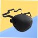 Healvian 2pcs Amblypia Eye Patch Pirate Cosplay Props Single Eye Pirate Costume Eye Patch Eye Patches Black - Buy Online on GoSupps.com