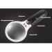 10X/45X Handheld Magnifier with 2 LED Light Ultra HD Read Lens for Night Reading 85mm Made in China - Buy Online on GoSupps.com