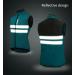 WOSAWE Men Women Reflective Cycling Vest - Windproof Breathable Sleeveless Jacket for Running - Navy XL - Buy Online on GoSupps.com