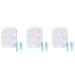 Oladfiop 3 Box Pearl Decorations Nail Charms White Round Nail Parts Gold Steel Beads Balls Jewelry Nail Art Accessories Color: ZZ13