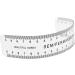 NOLITOY 4 Pcs Flexible Eyebrow Measure Curved Ruler Semi Eyebrow Ruler Tool Eyebrow Trimming - Buy Online on GoSupps.com