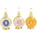 DFJOENVLDKHFE Perfume Bottle Empty Frosted Glass Essential Oil Bottle Refillable Empty Jewelry Decoration Crystal Bottle (Size : 12 Color : Golden flowers) 12 Golden Flowers - Buy Online on GoSupps.com