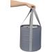 Foldable Bucket 36L Waterproof Oxford Cloth Collapsible Bucket with Plastic Supports on The Rim and Sides - Grey - Buy Online on GoSupps.com