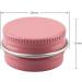 Zeoabsy 10 Pack 5ml Pink Aluminum Screw Top Cream Boxes - Perfect for Cosmetics Candles & Ointments with 5 Spoons & Labels - Buy Online on GoSupps.com