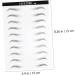 DOITOOL 4 Sheets Authentic Eyebrows Stickers Eyebrow Makeup Tools Eyebrow Stickers 3d Patch Water Proof - Buy Online on GoSupps.com
