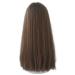 23 URCGTSA Honey Brown Long Straight Hair Wig for Women with Bangs - Egirl Party Cosplay Synthetic Wig - Buy Online on GoSupps.com