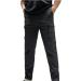 Yihaojia Men Ski Pants Insulated Waterproof Hiking Snow Pants Outdoor Waterproof Windproof Fleece Cargo Hiking Pants Black#1 X-Large - Buy Online on GoSupps.com