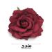 HOLY KT Dark Red Velvet Rose Flower Wreath Clip & Pin - Handmade Bride Women Hair Accessory for Flamenco Dancer - Deep Red (3.9in) - Buy Online on GoSupps.com