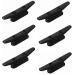 H2o Kayaks 4 Inch Cleat Strong Black Nylon Pack 6