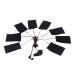 Electric room heater compound fiber USB heating pillow 8-in-1-electric heating pillows 3 corridors carbon fiber heating sheet USB-operated clothing vest heating film set