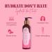 Hydrate Don't Hate - Intensive Hydration Conditioner & Hair Mask with Detangling Brush | Shop Internationally - Buy Online on GoSupps.com