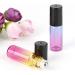 ImiroTree 10 Pack 5ml Essential Oils Glass Roller Bottles - Refillable Color Gradient Bottles with Black Caps - Ideal for Essential Oils & DIY Blends - Buy Online on GoSupps.com