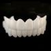 XLBHSH 2 pairs of dentures cosmetic teeth veneer prosthesis temporary teeth upper and lower false teeth cosmetics dental veneer snap comfort Fast almost peters