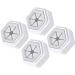 Alipis 12 Pcs Wall Mounted Hooks Wall-Mounted Towel Plug Adhesive Towel Plug Shelf Hanging Rod No Punching 5X5CMx3pcs As Shownx3pcs - Buy Online on GoSupps.com