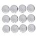 OUNONA 54pcs Mason Jar Lids Solid Sealing Cap Tinplate