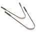 Surgical stainless steel tongue cleaner 135 mm 2 pieces