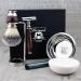 Breathtaking razor set in a vintage look for men with a synthetic roof hair shaving brush de-security razor double stand shaving bowl and soap-for every gentleman