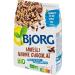 BJORG Muesli Avoine Chocolat Bio - Petit d jeuner sain et gourmand - 375g de c r ales biologiques pour un r veil en pleine forme. - Lot De 3 - Vendu Par Lot - Buy Online on GoSupps.com