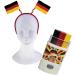 Germany Fan Football Headband with Flags & Make-up Pencil | Women's EM World Cup Gear - Buy Online on GoSupps.com