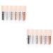 balacoo 12 Pcs Eye Shadow Set Glitter Eye Makeup Tear Stick Liquid Eye Shadow Glow Accessories Makeup Tools Korean Eye Glitter Makeup Accessories Miss Eyes Cosmetics Highlighter