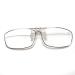 VANANA Clip On Blue Light Blocking Reading Glasses Flip Up Magnifying Glasses full-Frame Magnifiers Lens Readers Clear 2.0 x