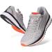 Joomra Whitin Men's Supportive Running Shoes Cushioned Lightweight Athletic Sneakers 11 Light Grey