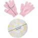 Exfoliating Shower Gloves & Caps Set for Men & Women - Dead Skin Remover | 5 Pairs Gloves, 2 Shower Caps | Premium Body Scrubber Kit - Buy Online on GoSupps.com