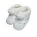 Royal Icon Newborn Baby Booties 0-3 Months Baby Boys Girls Pom Pom Booties Adorable Warm Soft Stylish Bootees Ideal for Indoor and Outdoor Use RI408 3 Months White Ri377