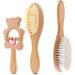 LooLoon 5-Piece Baby Brush and Comb Set Plus Toy | Soft Bamboo | Eco-Friendly 4-in-1 Comb and Brush Set for Boys and Girls - Buy Online on GoSupps.com