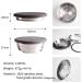 Simple Real Collapsible Stainless Steel Cookware 1L Travel Bowl for Camping, Hiking, Backpacking - Outdoor Kitchen Essentials - Buy Online on GoSupps.com