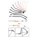 Buy CELIKA Silver Glasses Holder & Replacement Temples | Anti-Slip Ear Hooks for Secure Fit | International Shipping Available - Buy Online on GoSupps.com