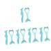 FOMIYES 10 Pcs Lash Mascara Makeup Eyeshadow Makeup Mascara Makeup Tools Set Baffle Cosmetic Blue Makeup Set Lash Curler Cosmetology Kit Eyelash Kit Set 15x5.7cmx5pcs