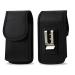 Golden Sheeps Military Grade Heavy Duty Holster Nylon Metal Clip Compatible with Flip Phone or Smartphone Up to 4.25x2.25x0.85 Inch in Dimensions Rugged Nylon Canvas Carrying Case with Belt Clip