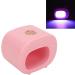 Mini UV LED Nail Lamps with 4 Lamp Beads Fast Drying Portable Gel Nail Polish Curing Lamp Soft Lighting Suitable for All Nail Polishes (Pink) - Buy Online on GoSupps.com