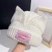 Cute Cat Ear Women's Beanie Hat - Knitted Wool Cap in White - Buy Online on GoSupps.com